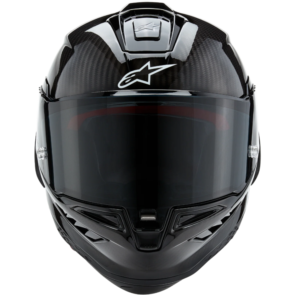 Alpinestars Supertech R10 Solid ECE 06 / FIM Full Face Helmet Matt & Gloss Black / Carbon