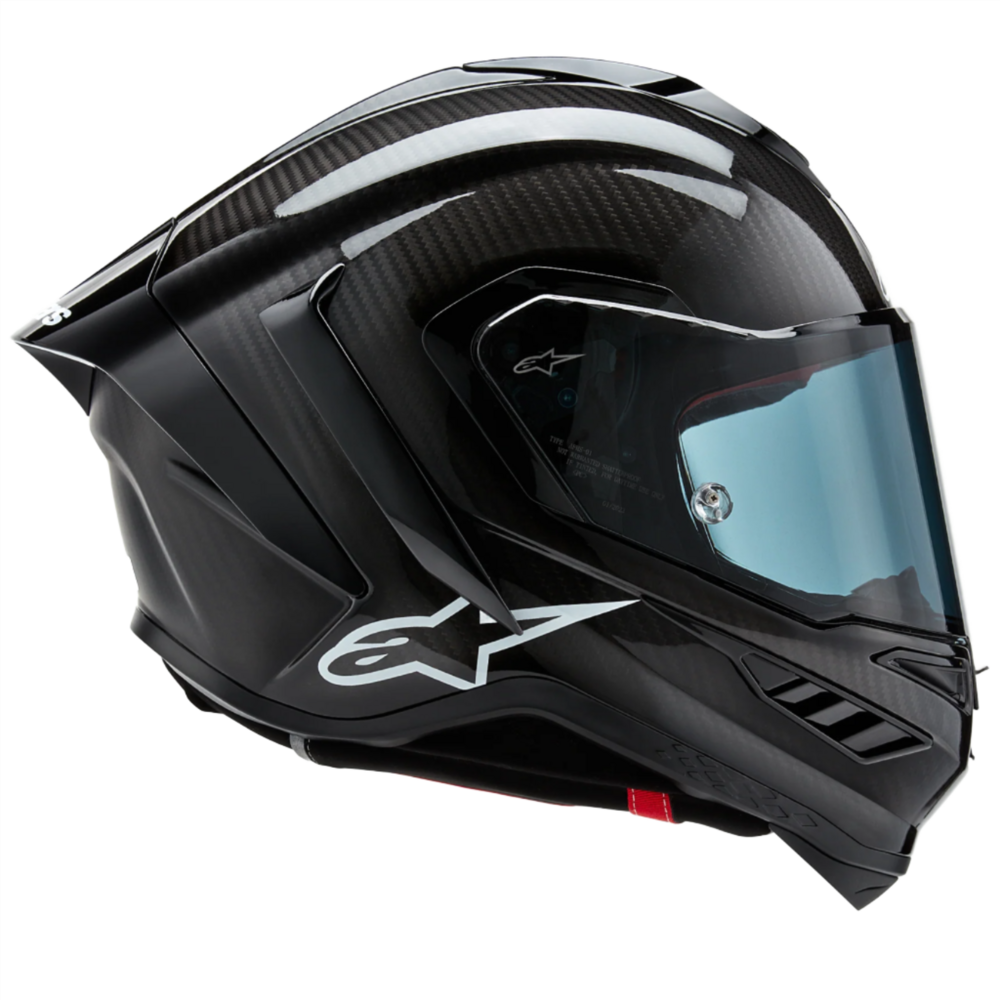 Alpinestars Supertech R10 Solid ECE 06 / FIM Full Face Helmet Matt & Gloss Black / Carbon