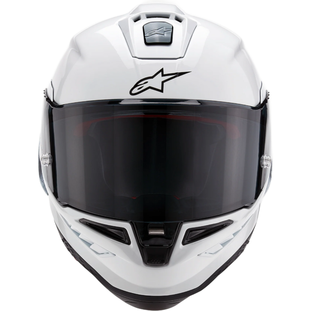 Alpinestars Supertech R10 Solid ECE 06 / FIM Full Face Helmet Gloss White / Matt Black