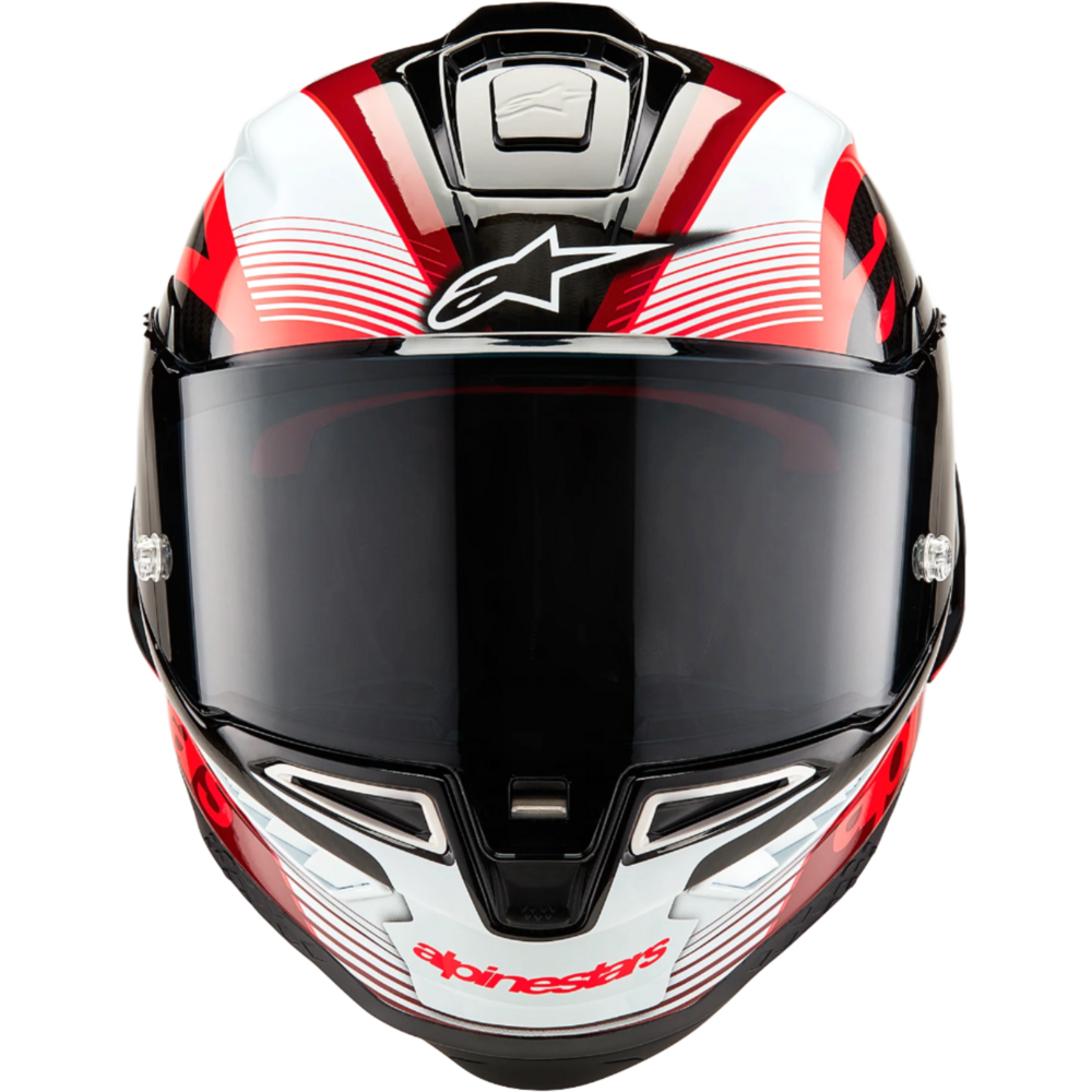 Alpinestars Supertech R10 Team ECE 06 / FIM Full Face Helmet Black / Carbon / Red / Gloss White