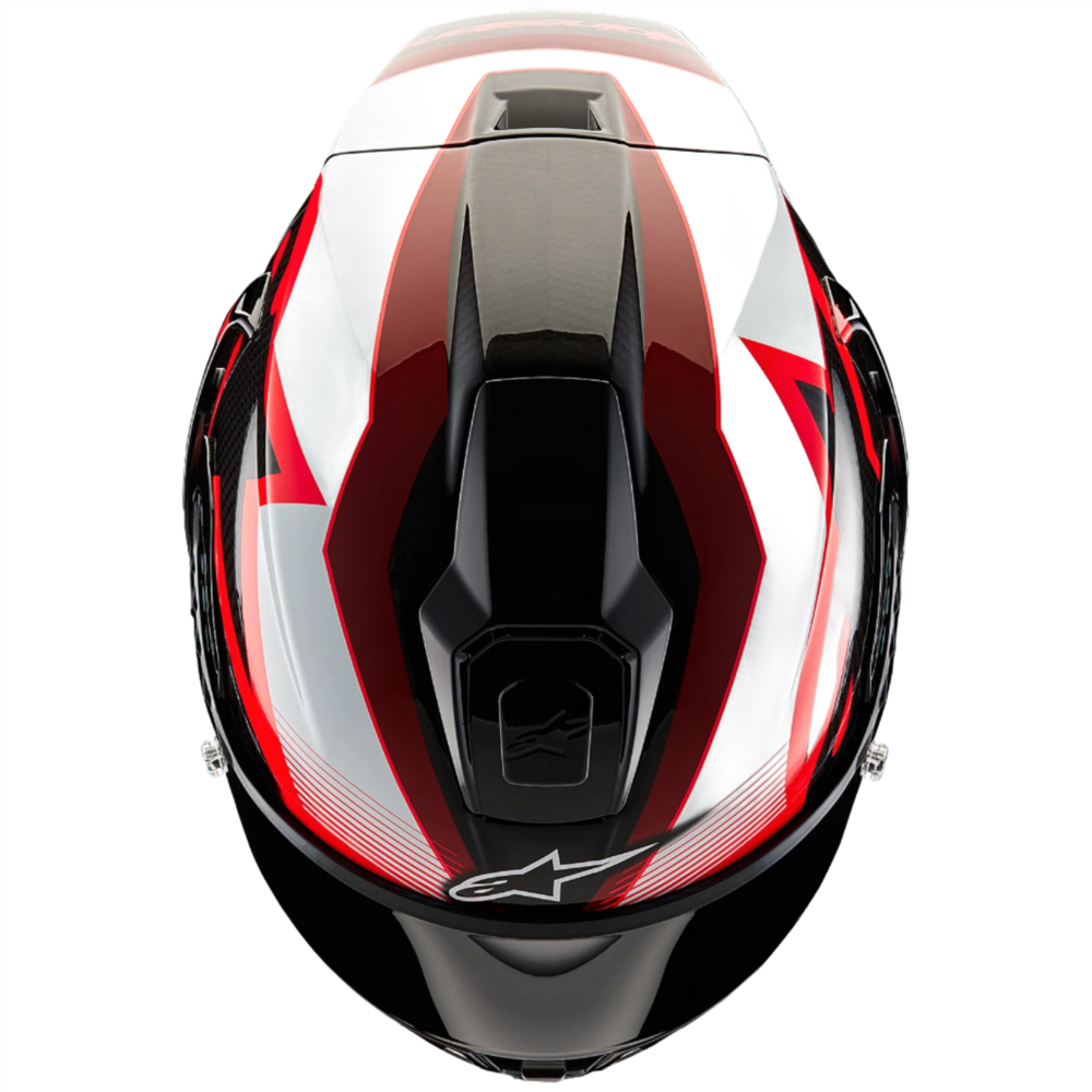 Alpinestars Supertech R10 Team ECE 06 / FIM Full Face Helmet Black / Carbon / Red / Gloss White