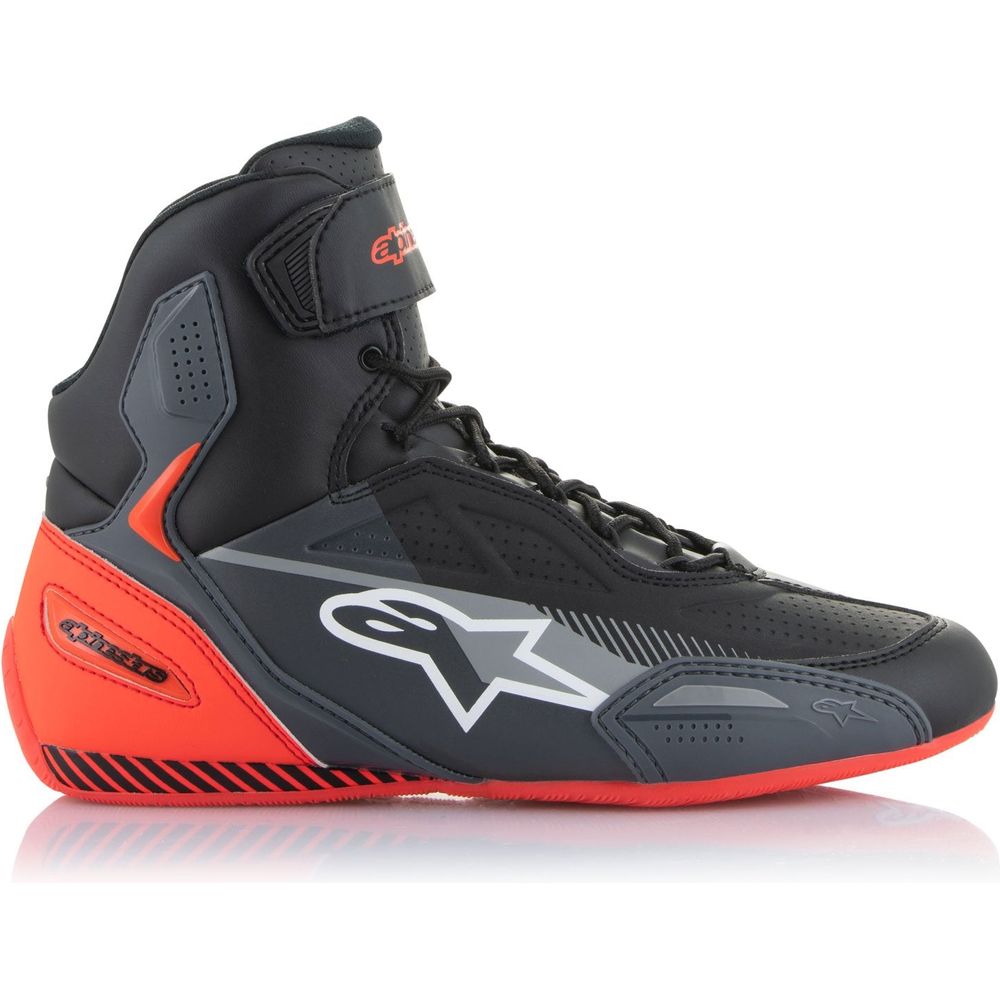 Alpinestars Faster 3 Shoes Black / Grey / Fluo Red