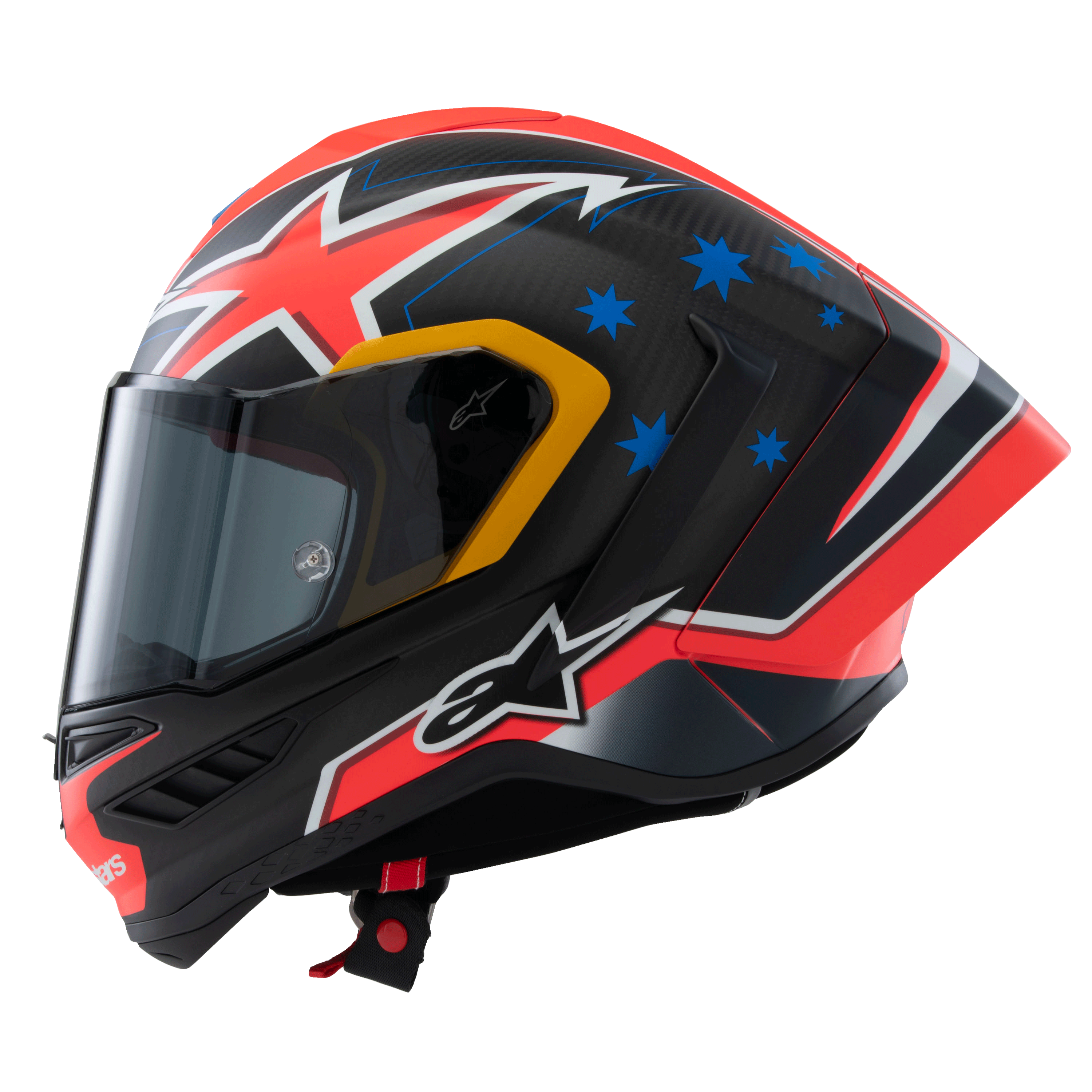 Alpinestars Supertech R10 Jack Miller Carbon / Matt Red FREE UK Delivery, FREE 365 Day Returns | Moto Central