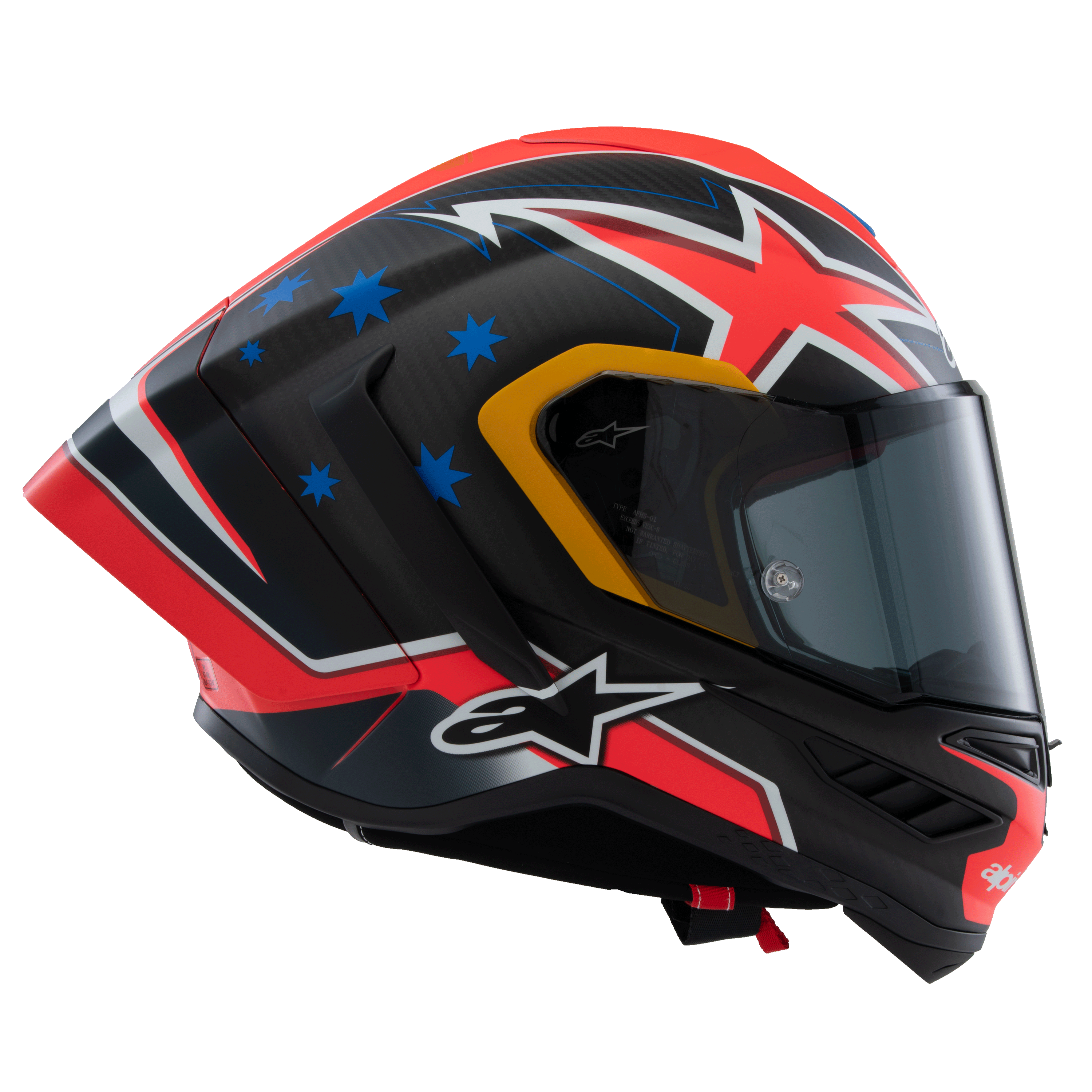 Alpinestars Supertech R10 Jack Miller Carbon / Matt Red FREE UK Delivery, FREE 365 Day Returns | Moto Central