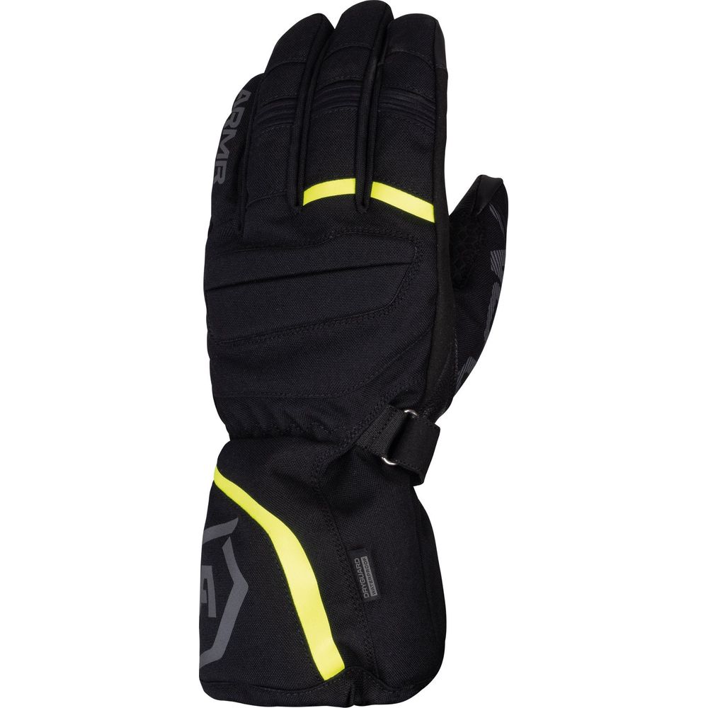 ARMR Kiso 4.0 Waterproof Textile Gloves Black / Yellow