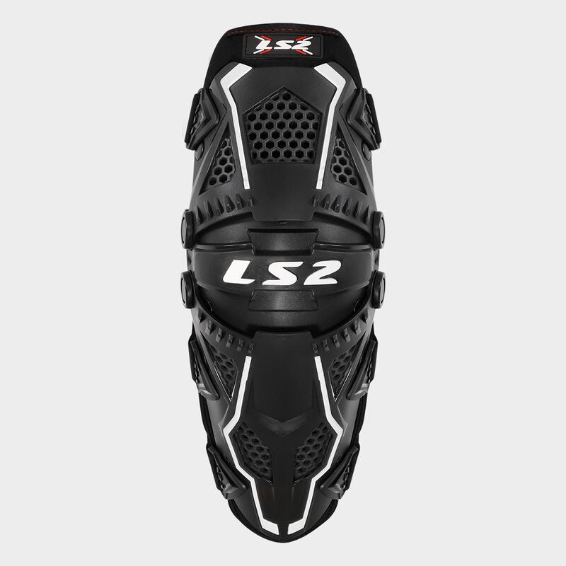 LS2 Fortress Elbow / Knee Protector Black - FREE UK Shipping, FREE 365 Day Returns | Moto Central