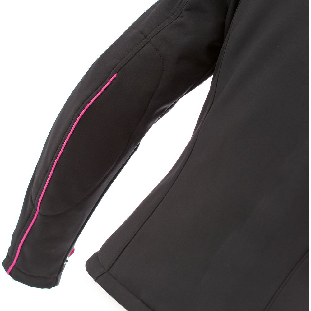 Tucano Urbano Ovetta CE Ladies Jacket Black / Fuchsia  - FREE UK Shipping, FREE 365 Day Returns | Moto Central