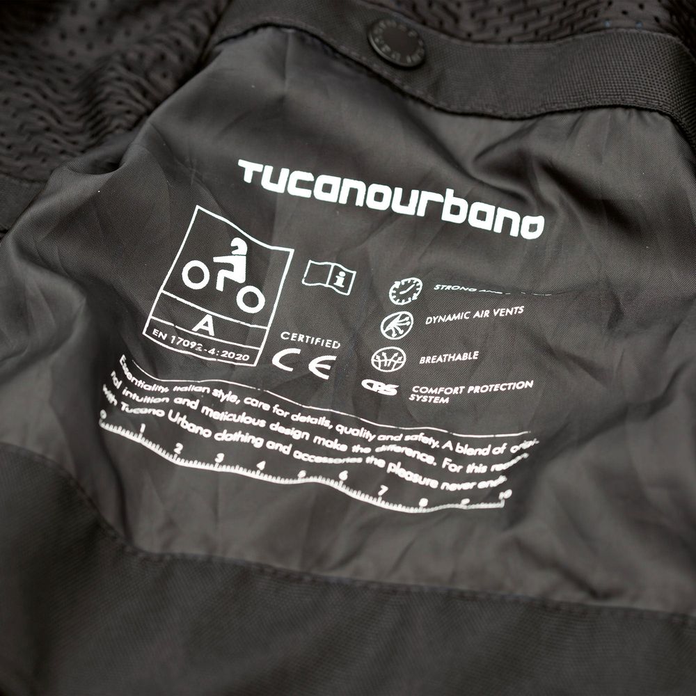 Tucano Urbano Network 3G Jacket Black / Black  - FREE UK Shipping, FREE 365 Day Returns | Moto Central