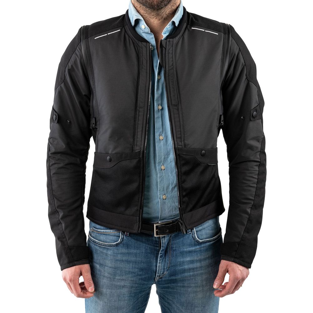 Tucano Urbano Airscud Jacket Black - FREE UK Shipping, FREE 365 Day Returns | Moto Central