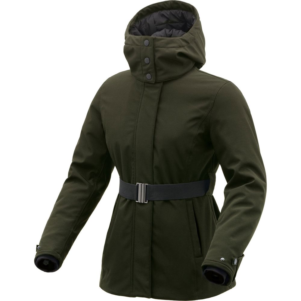 Tucano Urbano Cortina Hydroscud Ladies Jacket Airborne Green  - FREE UK Shipping, FREE 365 Day Returns | Moto Central