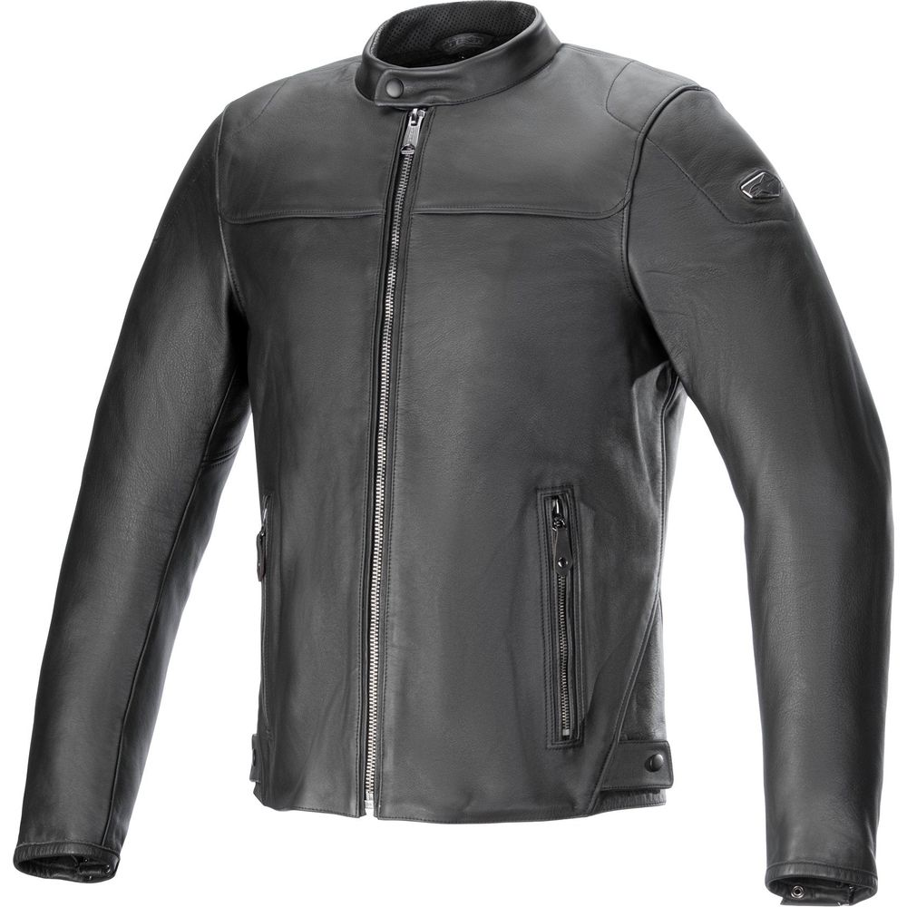 Alpinestars Blacktrack Leather Jacket Black / Black