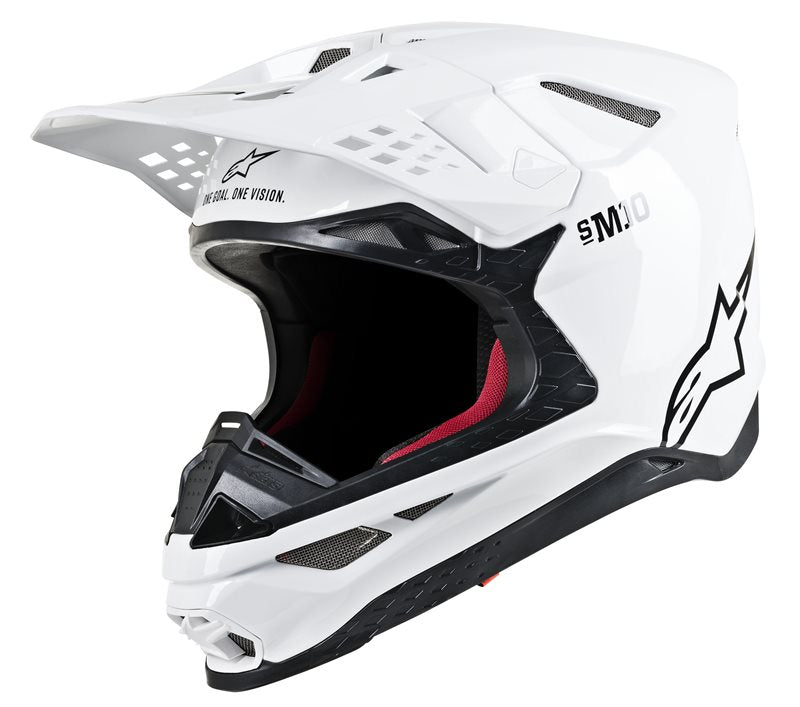 Alpinestars Supertech S-M10 Solid Helmet Ece Glossy White