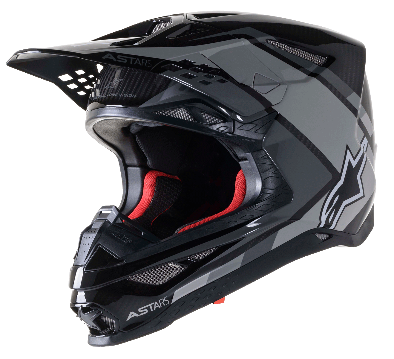 Alpinestars Supertech S-M10 Carbon Meta2 Helmet Ece Black / Glossy Grey