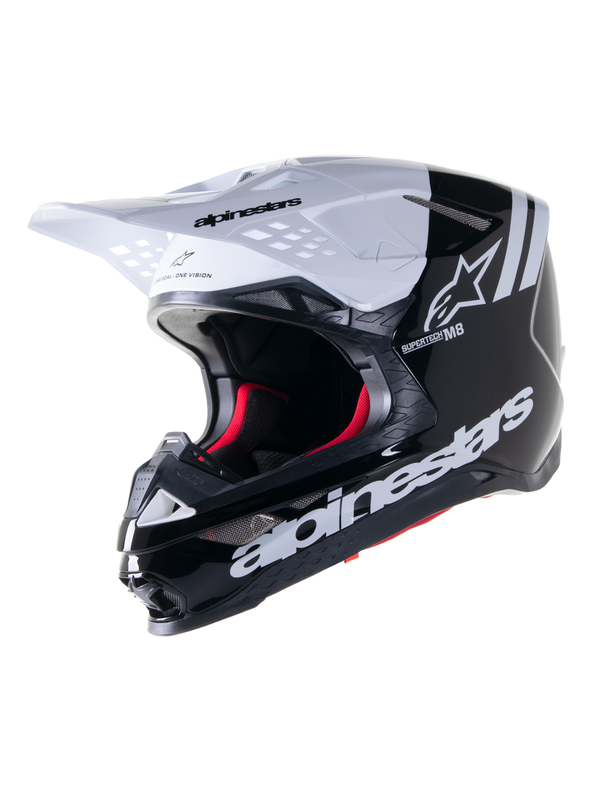 Alpinestars Supertech S-M8 Radium 2 Helmet Ece Black / Glossy White