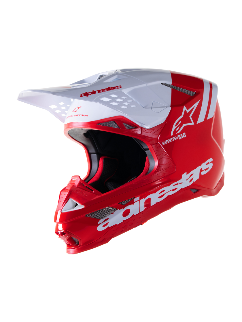 Alpinestars Supertech S-M8 Radium 2 Helmet Ece Bright Red / Glossy White