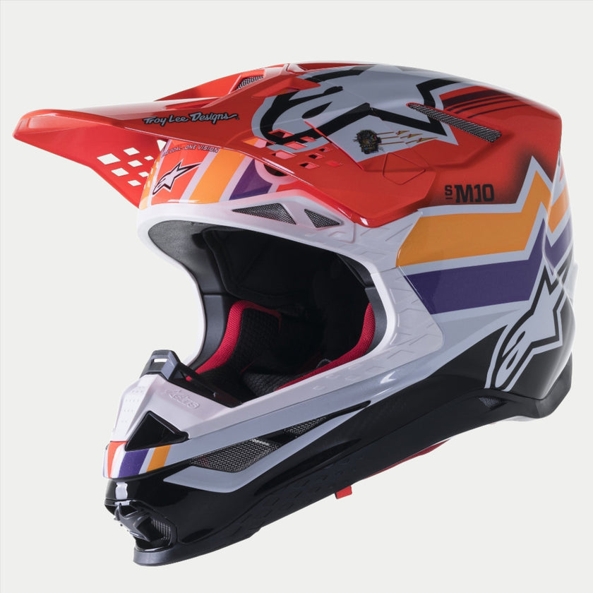 Alpinestars Supertech S-M10 TLD Edition 23 Helmet Ece Firestarter Red