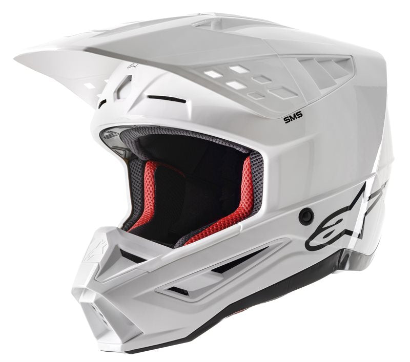 Alpinestars S-M5 Solid Helmet Ece Glossy White