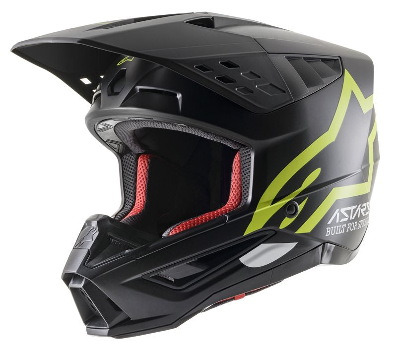 Alpinestars S-M5 Compass Helmet Ece Black / Matt Fluo Yellow