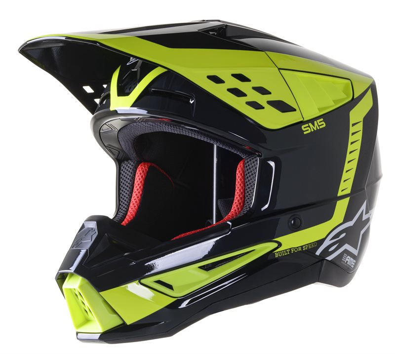 Alpinestars S-M5 Beam Helmet Ece Black / Anthracite / Fluo Yellow Glossy