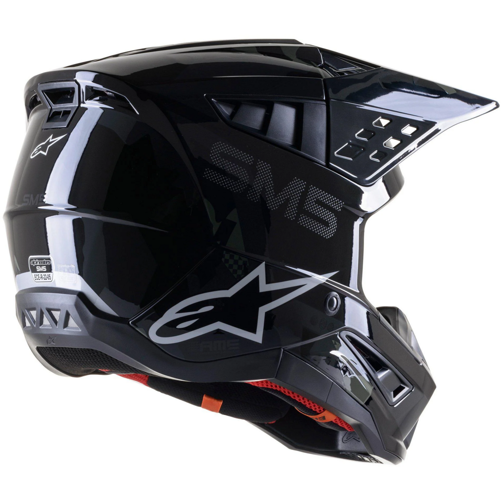 Alpinestars S-M5 Rover ECE Motocross Helmet Black / Anthracite / Glossy Camo