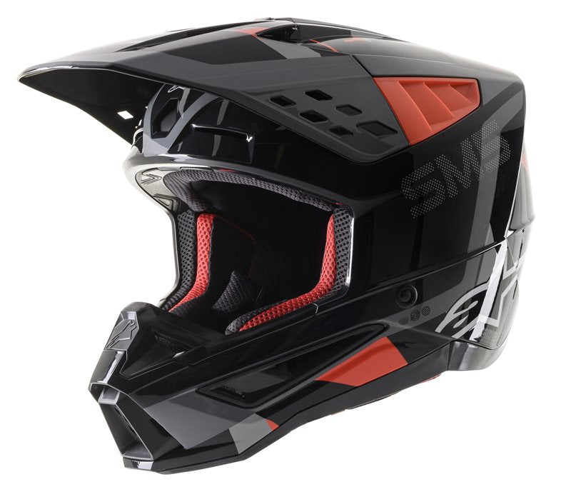 Alpinestars S-M5 Rover Helmet Ece Anthracite / Fluo Red / Grey Camo