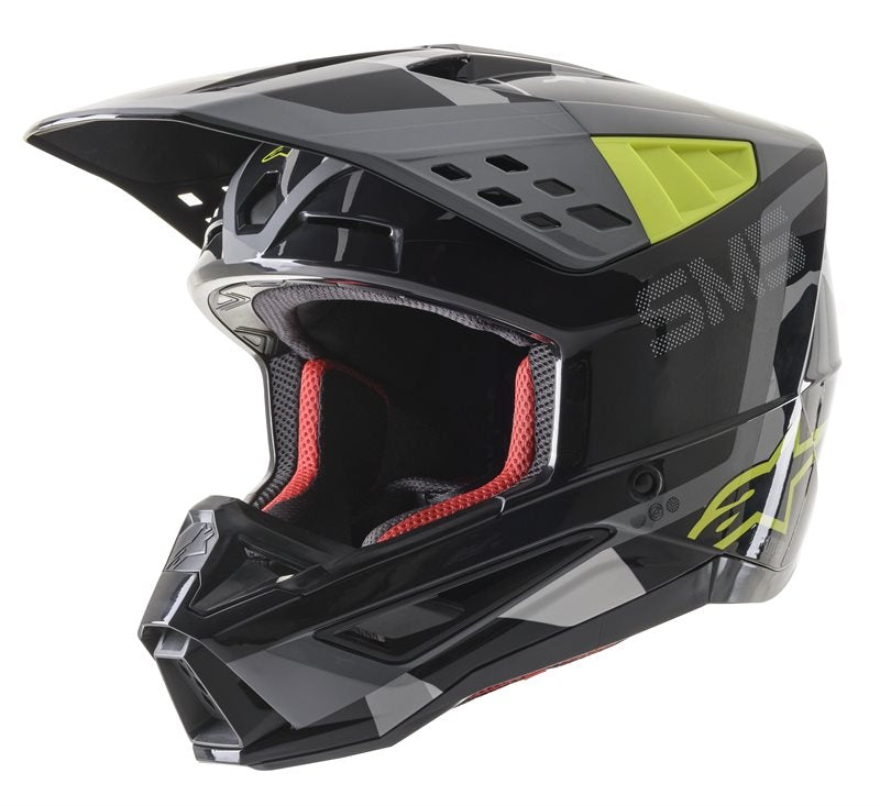 Alpinestars S-M5 Rover Helmet Ece Anthracite / Fluo Yellow / Grey Camo