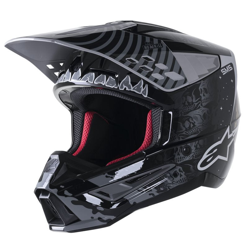 Alpinestars S-M5 Solar Flare Helmet Ece Black / Grey / Glossy Gold