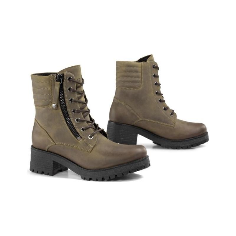 Falco Misty Ladies Leather Boots Army Green