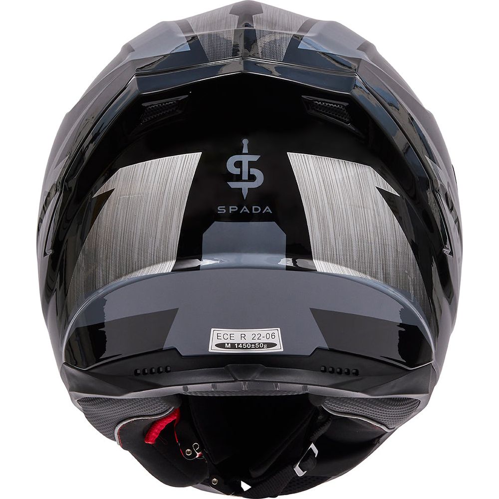 Spada Raiden 2 Thunder Full Face Helmet Black / Grey - FREE UK Shipping, FREE 365 Day Returns | Moto Central