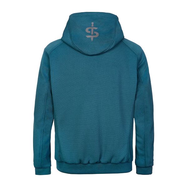 Spada Blade Zip CE Hoodie Coral Blue - FREE UK Shipping, FREE 365 Day Returns | Moto Central