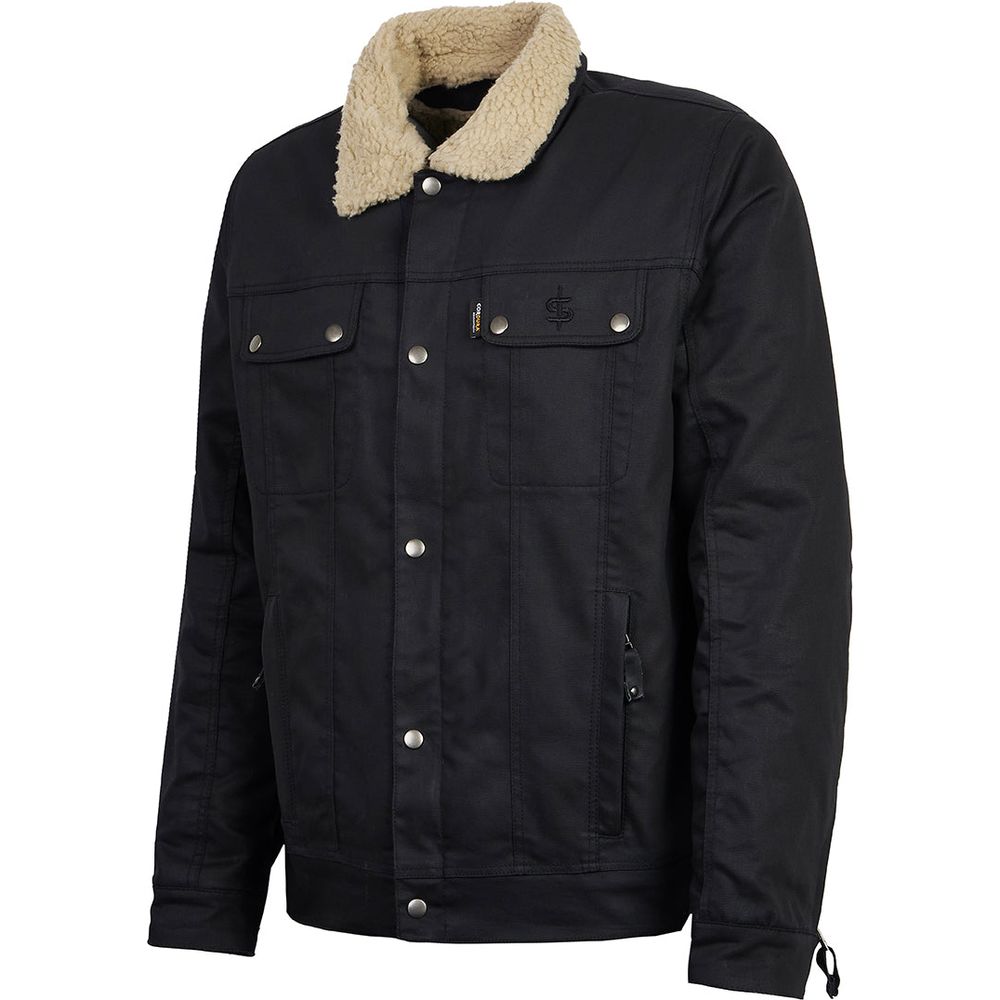 Spada Temper Trucker CE Textile Jacket Black / Tan