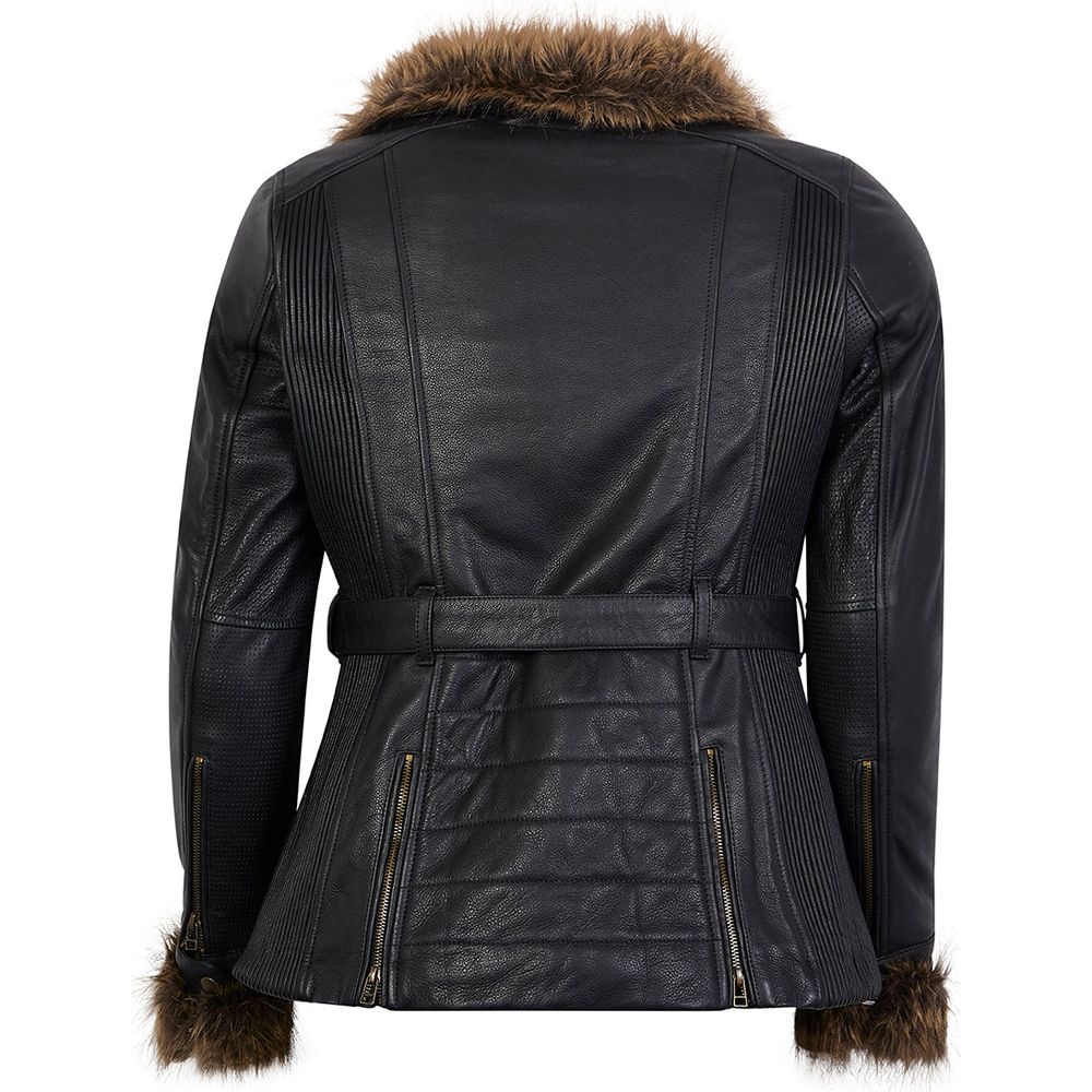 Spada Lancer CE Ladies Leather Coat Black - FREE UK Shipping, FREE 365 Day Returns | Moto Central