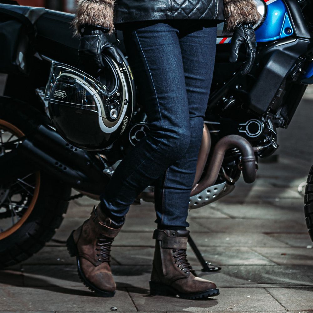 Spada Ronin CE Ladies Denim Jeans Raw Indigo - FREE UK Shipping, FREE 365 Day Returns | Moto Central