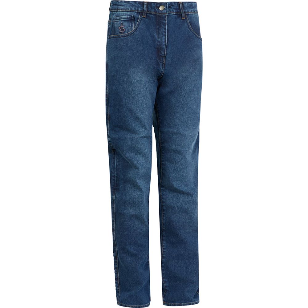 Spada Drifter CE Ladies Denim Jeans Washed Blue - FREE UK Shipping, FREE 365 Day Returns | Moto Central