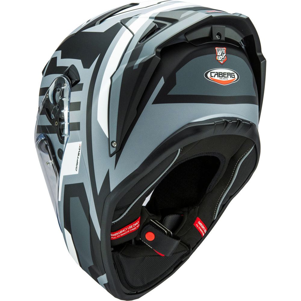 Caberg Drift Evo 2 Full Face Helmet Horizon Matt Grey / Black / White - FREE UK Shipping, FREE 365 Day Returns | Moto Central