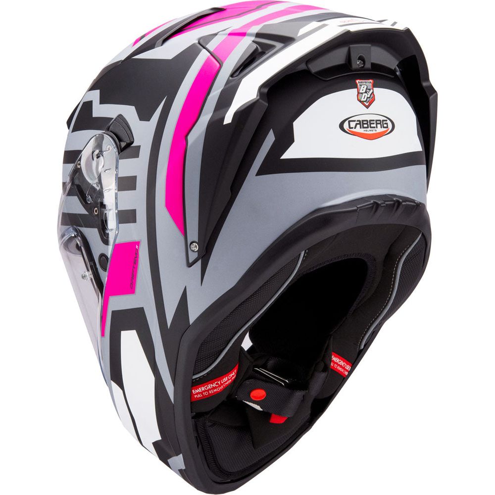 Caberg Drift Evo 2 Full Face Helmet Horizon Matt Grey / Black / Fuchsia - FREE UK Shipping, FREE 365 Day Returns | Moto Central