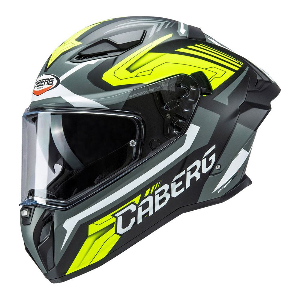 Caberg Drift Evo 2 Full Face Helmet Jarama Matt Black / Grey / Fluo Yellow