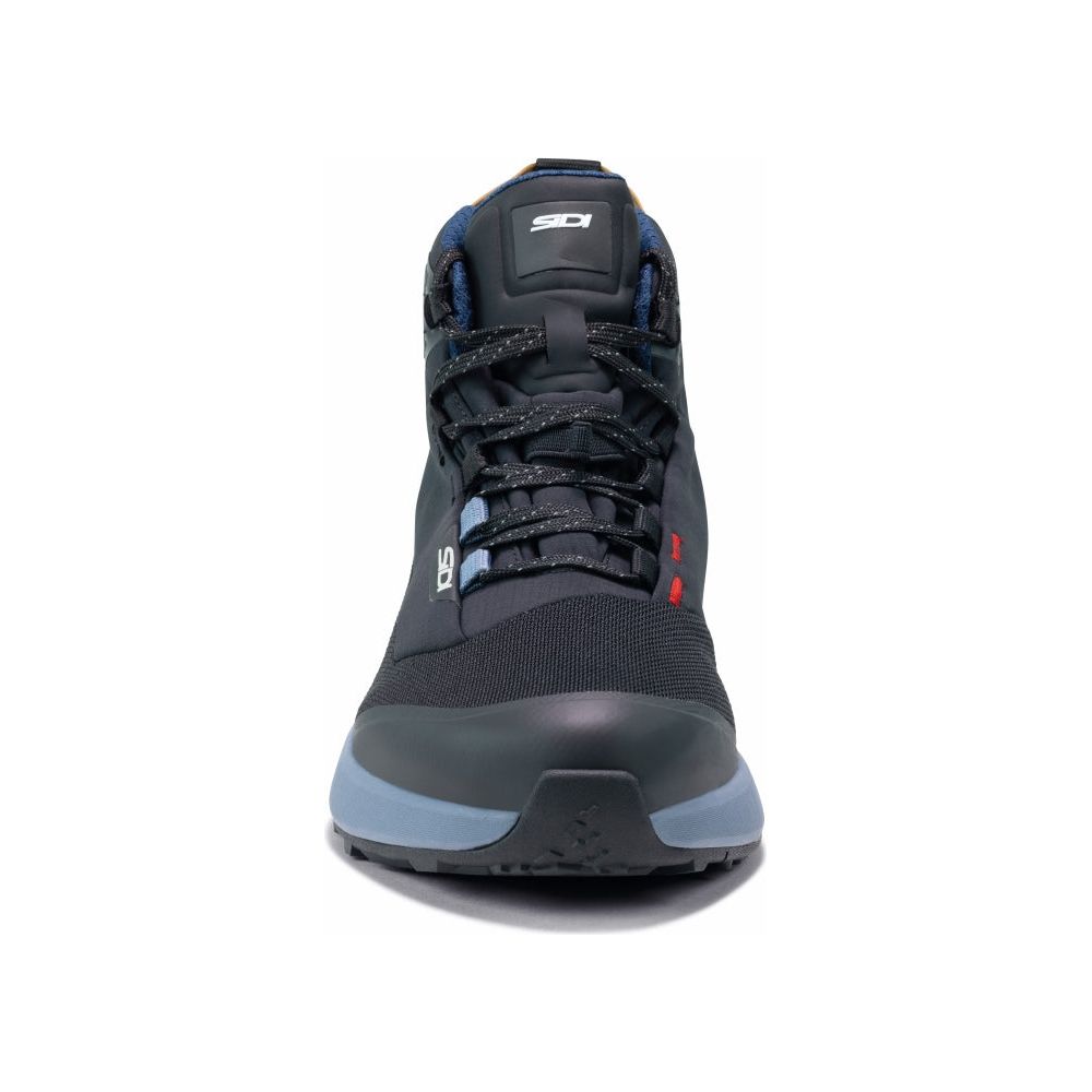 Sidi Nucleus Gore-Tex CE Short Boots Black / Bering Sea - FREE UK Shipping, FREE 365 Day Returns | Moto Central