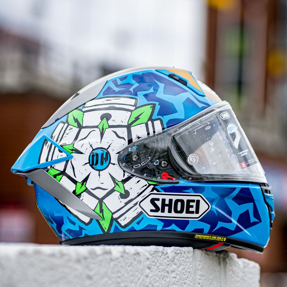 Shoei X-SPR Pro Harrison TC2 Full Face Helmet Blue