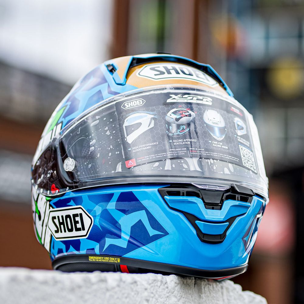 Shoei X-SPR Pro Harrison TC2 Full Face Helmet Blue