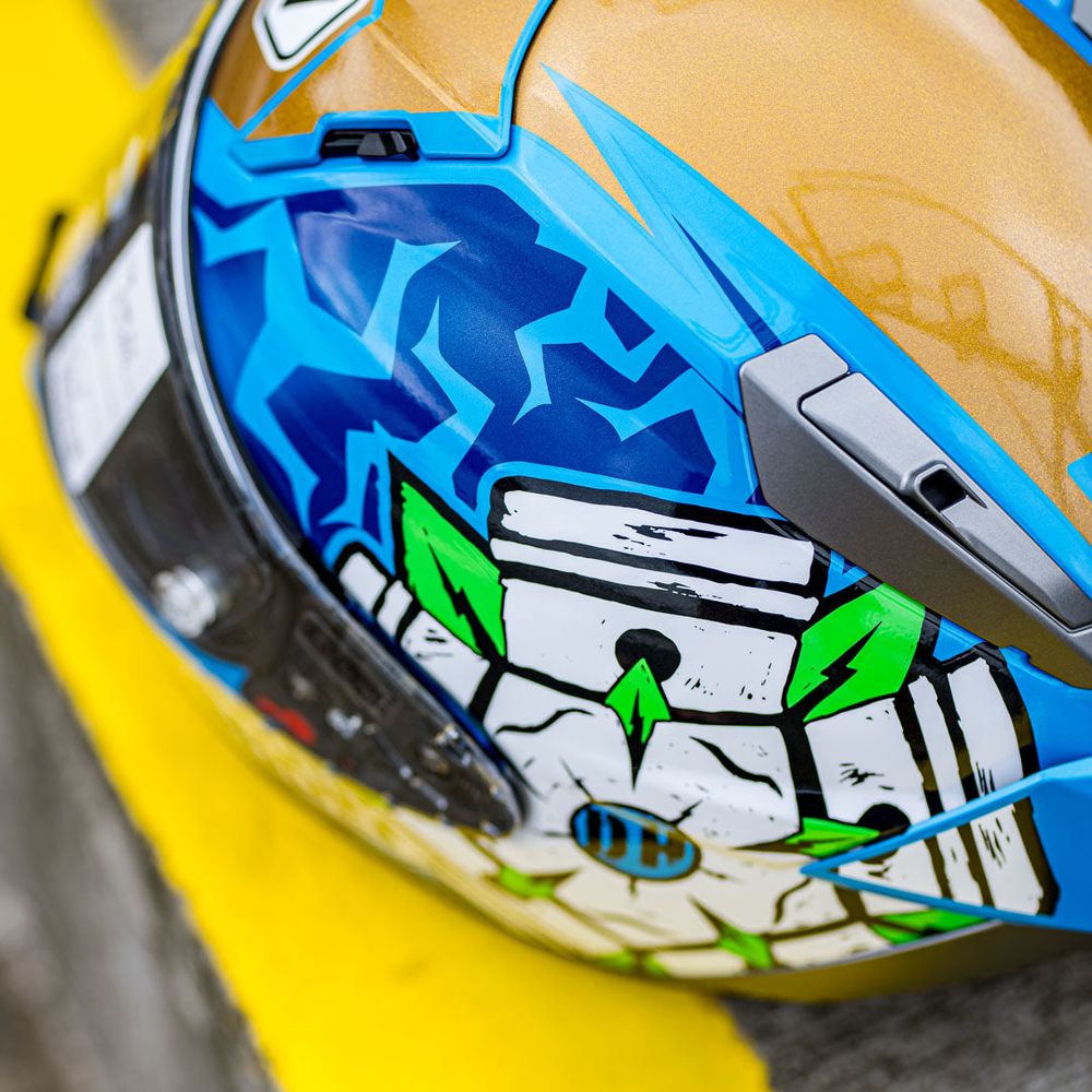 Shoei X-SPR Pro Harrison TC2 Full Face Helmet Blue