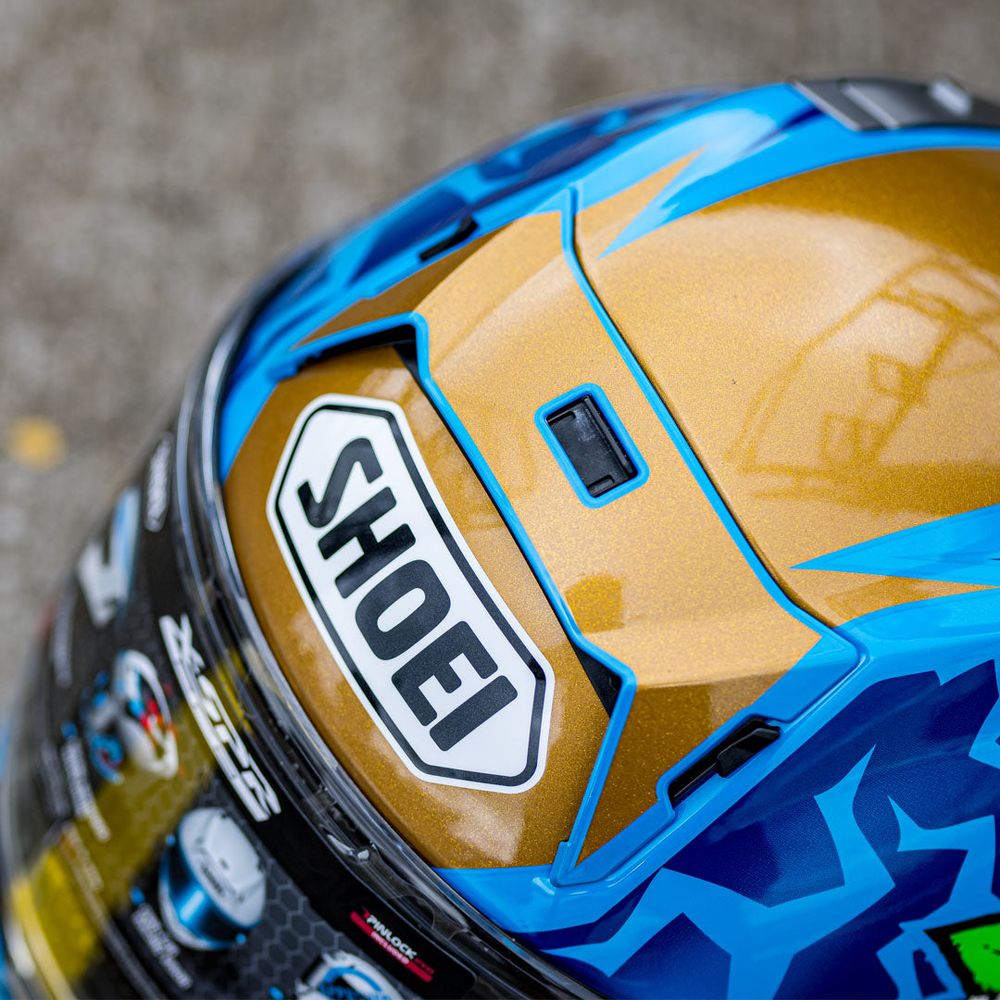 Shoei X-SPR Pro Harrison TC2 Full Face Helmet Blue