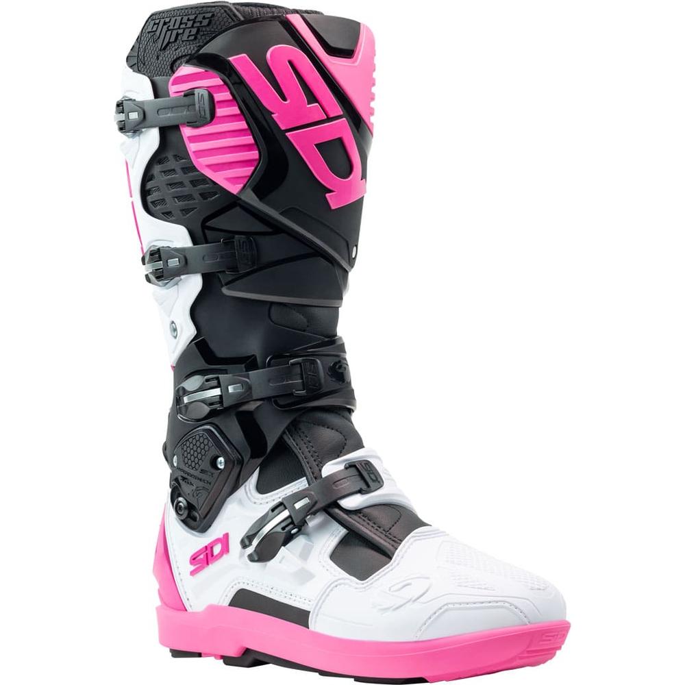 Sidi Crossfire 3 SRS CE Boots Black / White / Pink