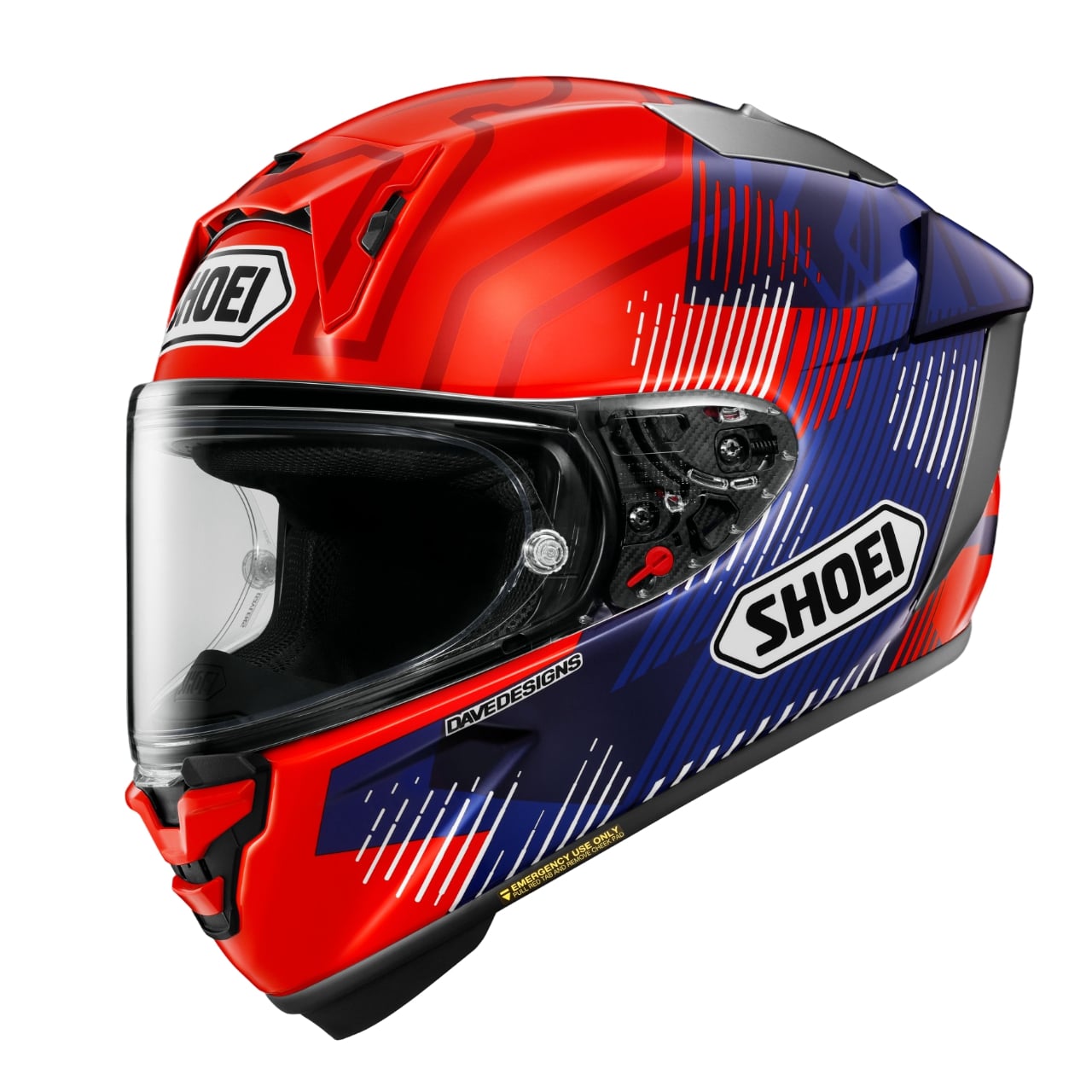 Shoei X-SPR Pro Marquez 8 TC1 Red FREE 1 YEAR Returns, FREE UK Delivery | ThrottleChimp