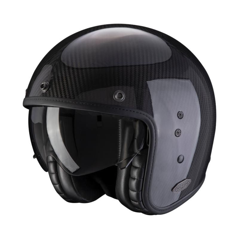 Scorpion EXO Belfast Carbon Open Face Helmet Gloss Black