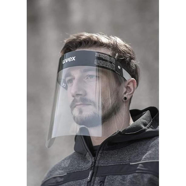 Uvex Protective PPE Face Shield Clear