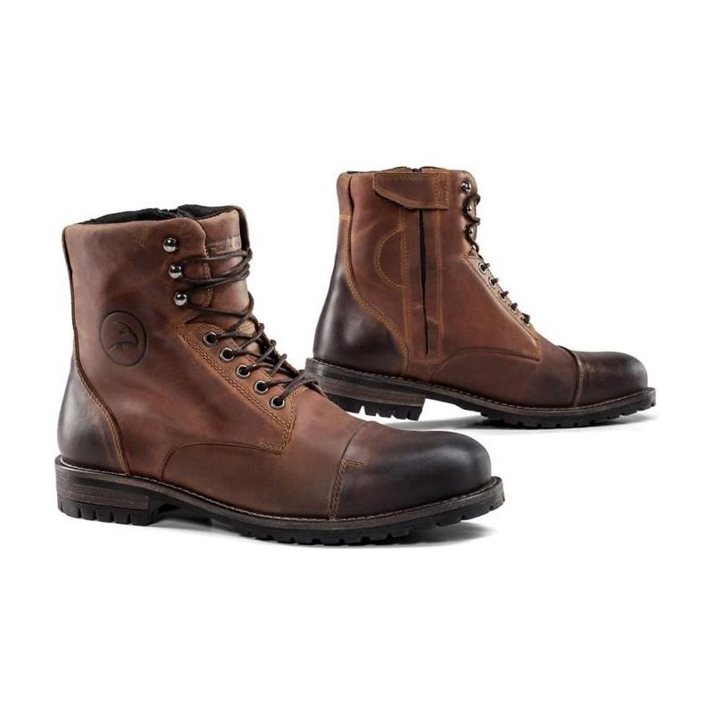 Falco Gordon Leather Boots Brown