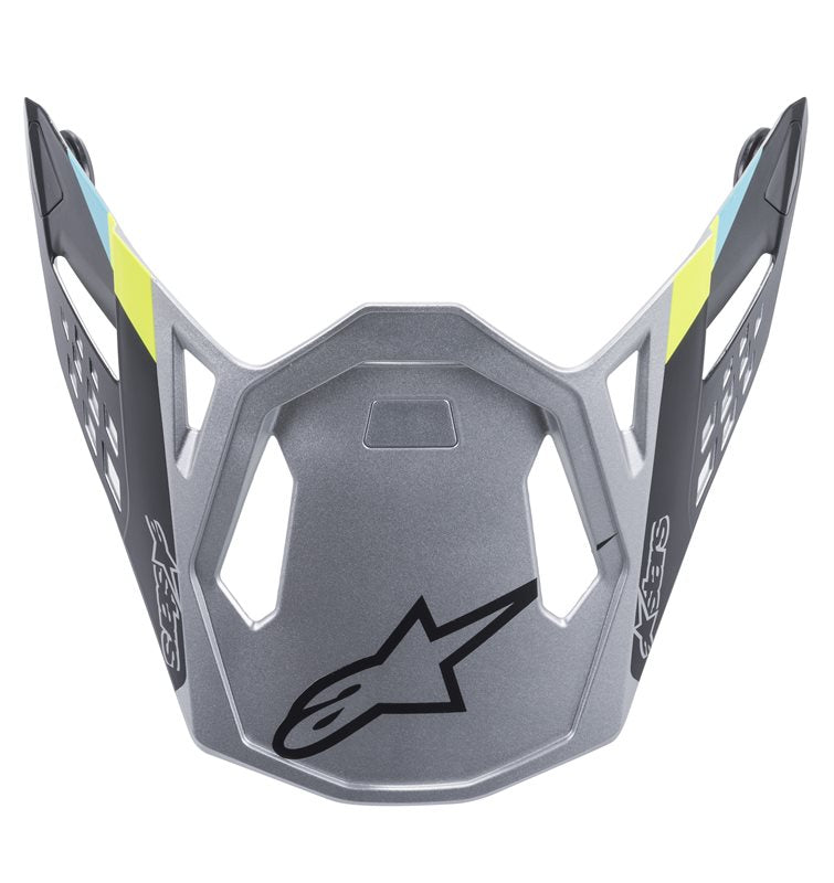 Alpinestars Visor S-M8 Contact Matt Silver