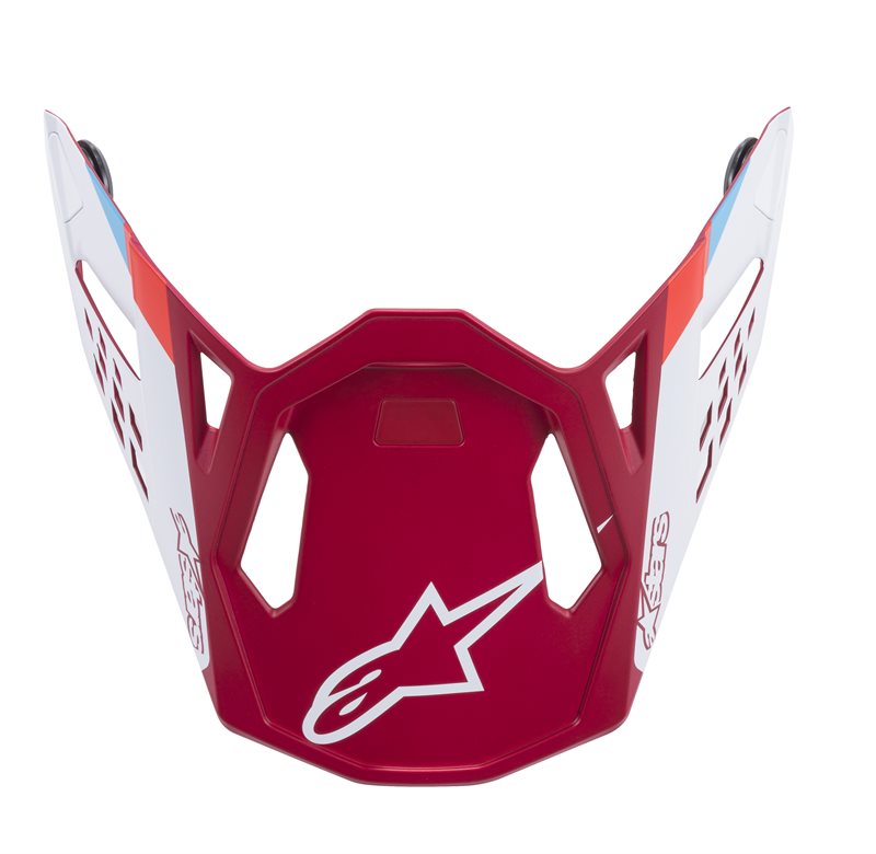 Alpinestars Visor S-M8 Contact Matt Red