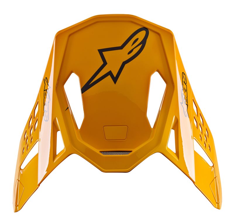 Alpinestars Visor S-M10 Dyno Black / Glossy Orange